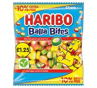 HARIBO Balla Bites Chewy Bag 154g (Pack of 12)