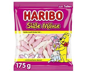 HARIBO Candy | HARIBO Sweet Mice | HARIBO Gummies | HARIBO Gummi Candy | 6,1 Ounce Total