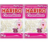 HARIBO Chamallows Mini Marshmellows, White, 1 kg (Pack of 2)