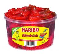 Haribo Cherry Cola Fruit Gummy Bottles Veggie Two-Tone 1350 g