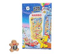 Haribo Christmas Advent Calendar, 300g Sweets Gift Box with Glow in Dark Feature, Includes Mighty2Save Mystery Gift.