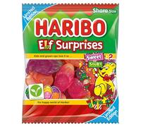 HARIBO Elf Surprises Sweet & Sour Fruit Flavour Chewy Sweets Sharing Bag 160g