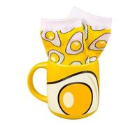 Haribo Fried Egg Mug & Socks Gift Set. Features Starmix Fried Egg Design. 460ml Capacity Mug. One Size Fits Most Socks. Officially Licensed Merchandise.