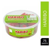 Haribo Giant Strawberries Sweets Tub 100s