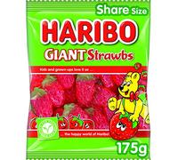 Haribo Giant Strawbs Bag, 175g