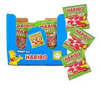 Haribo Giant Strawbs Gone Mini Bags 16g - Pick Any Number of Bags