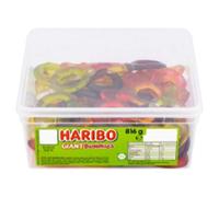 Haribo Giant Suckers 0.01oz, 60 Pieces Per Tub