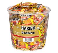 Haribo Gold Bears 100 Mini Bags in Practical Storage Tin 980g
