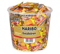 Haribo Gold Bears 100 Mini Bags in Practical Storage Tin 980g