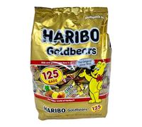 Haribo Goldbears Candy, 125 Treat Bags (50 OZ)