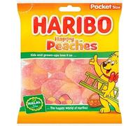 Haribo Halal Peaches 2 x 100 gram bags Party Bag