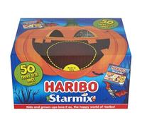 Haribo Halloween Trick or Treat Sweets 50 Pack Mini Bags 800g - Spooky Pumpkins & Creepy Treats