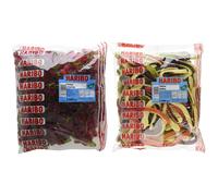 Haribo Happy Cherries 3kg Cherry Flavoured Sweets Bulk & Yellow Belly Giant Snakes, Yellow Bellies Bulk Sweets, 3kg