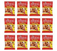 HARIBO Happy Cola Delight, Refreshing Cola Flavour Gummy Sweets, Loved by All Ages, 140g (Pack of 12)