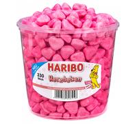 Haribo Heartquake Foam Sugar with Cherry Flavor in the Can 1200g
