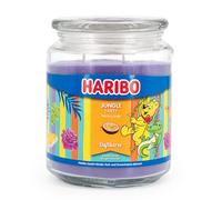 Haribo Jungle Party Fruity Scented Candle - Long Burning Time (100 h), Large (510 g) with Lid
