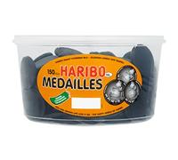 HARIBO Licorice | HARIBO Licorice Medals | Pack of 150 | HARIBO Gummies | HARIBO Sweets