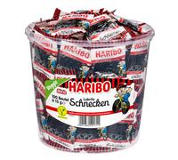 Haribo Licorice Snails in Mini Bag Classic Veggie 100 Pieces