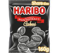 Haribo Liquorice Pontefract Cake 160g