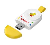 Haribo Magnetic Wireless Mini Charger for Apple Watch, Pocket Sized Smart Watch Charger, Gummy Bear Style, Cordless Portable with USB A in-Put