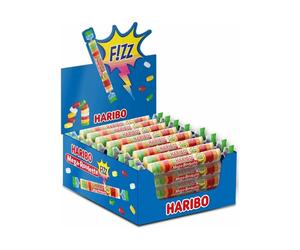 Haribo Mega Sour Fizz Roulette Candies 40 Ct New