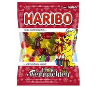 Haribo Merry Christmas 200g (Pack of 2) - Fruit Gum with Marshmallow