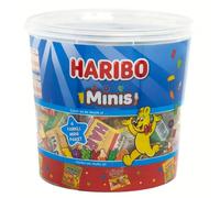Haribo Minis - Halal Certified Mini Jelly Sweets - 10g x 100 Packs (Total 1kg) - Individually Wrapped Treats for Parties, Events, Kids’ Bags & Giveaways