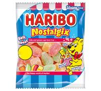 HARIBO Nostalgix SugarCoatedFruit&ColaFlavourJellySweets140g(Packof12)