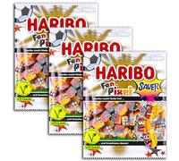 HARIBO Pack of 3 fan pixels, 3 x 160 g