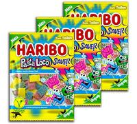 Haribo Pasta Loco Sour Vegan 3 x 160 g Pack of 3