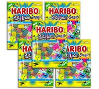 Haribo Pasta Loco Sour Vegan 5 x 160 g Sour Fruit Gum Pack of 5