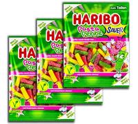 Haribo Pasta Penne Sour Vegan 3 x 160 g Fruit Gum Pack of 3