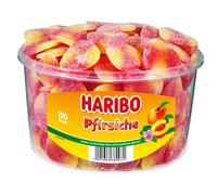 Haribo Peaches Sugared Fruit Gums with Peach Flavor 1350g