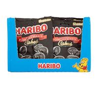 HARIBO Pontefract Cakes 1.7kg Soft Liquorice Licorice, 140g x 12 packs, (1.7kg total bulk sweets)
