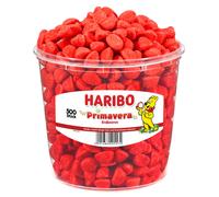 Haribo Primavera Small Red Sugared Foam Strawberries 1150g