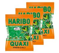 Haribo Quaxi Froggy, Frogs, 3 Piece Package, Gummy Bears, Wine Gums, Sweets, Bag