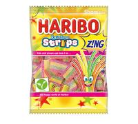 HARIBO Rainbow Strips ? Sour and Fruity Gummy Sweets ? 130g Share Size