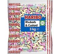 HARIBO Rhubarb and Custard Bulk Bag, 3 kg
