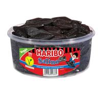 Haribo Salino 150 Delicious Salmiak Licorice Diamonds Veggie 1200g