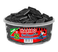 Haribo Salino Lakritz, Liquorice, 150 pieces, 1200g tub