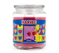 Haribo™ Scented Candle, 2 Wicks, HxD: 13 x 10 cm, 100-hour Burn time, Glass Candle, Gift Option