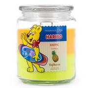 Haribo Scented Candle in Glass with Lid | Lemon Fruits | Scented Candle Lemon | Candles Long Burning Time (100 h) | Gifts for Women | Scented Candle Large (510 g)