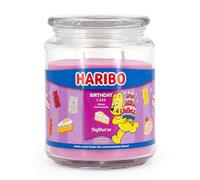 Haribo Scented Candle in Glass | Birthday Cake 510 g | Sweet Scented Candle | 100 Hours Burning Time | 2 Wicks | Gift Idea for Women | Candle for Birthdays