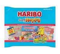 HARIBO Share the Happy 22 x 16g Mini Bags Party Multipack, 352g