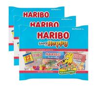 HARIBO Share the Happy 22 x 16g Mini Bags Party Multipack, 352g (Pack of 3)