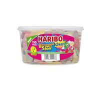 HARIBO Sour Bears Candy Gummy Round Can 150 Pieces 1350g