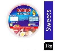 Haribo Starmix 1kg Drum - PACK (4)
