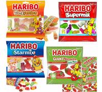 Haribo Starmix,Giant Strawbs Gone Mini,Tangfastics,Supermix Minis Treat Bags 16g - Pick Your Favourite Flavour & Number of Bags - Party Size Mini Treat Bags