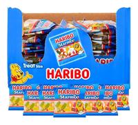 HARIBO Starmix Treat-Size Bags - 100 Pack (16g Each) - 1.8 kg | Party Sweets, Mini Bags, Bulk Sharing Bag, Kids Parties, Events, Office Snacks | Classic HARIBO Gummies Mix by Homora