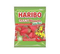 Haribo Strawbs Gone Mini Bags 16g (Pack of 100) 6954